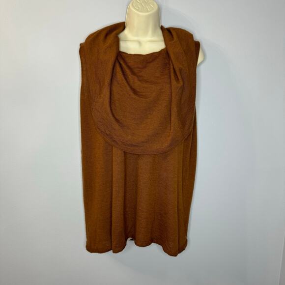 Missoni Italy Cashmere Silk Open Cowl Neck Sweater Lightweight Luxury S - Picture 2 of 14